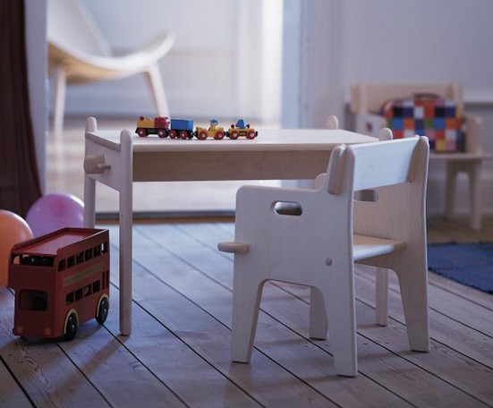 Hans wegner peters stol Peters bord og stol brugt