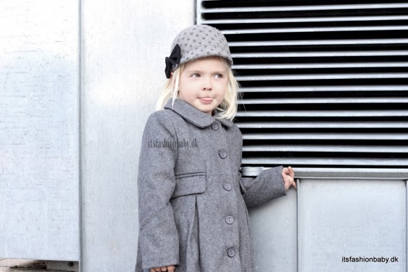 Vinterjakke i uld til børn og piger fra wheat