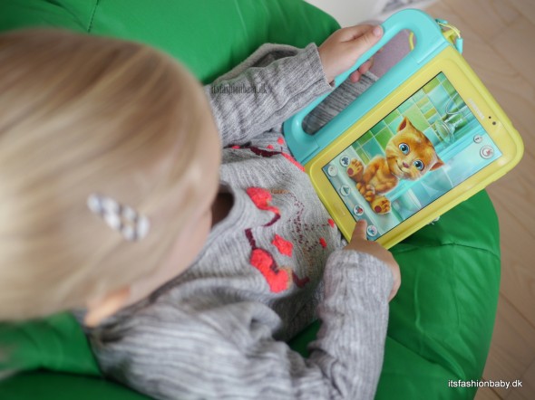 Anmeldelse og test af Samsung Galaxy Tab 3 Kids som er en tablet til børn.