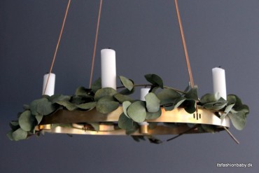 Ferm Living Adventskrans i messing Ferm living Circle